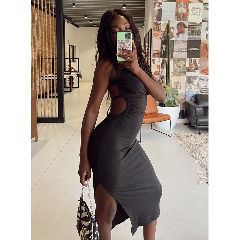 Lainey Midi Dress Black