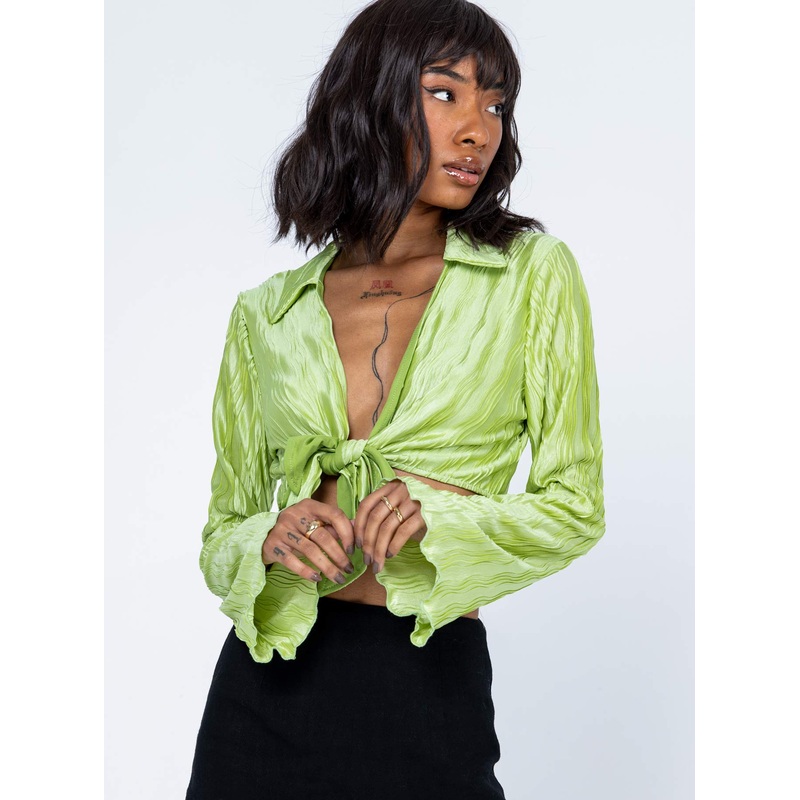Talissa Long Sleeve Top Green