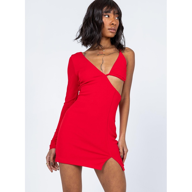 Xavier Mini Dress Red