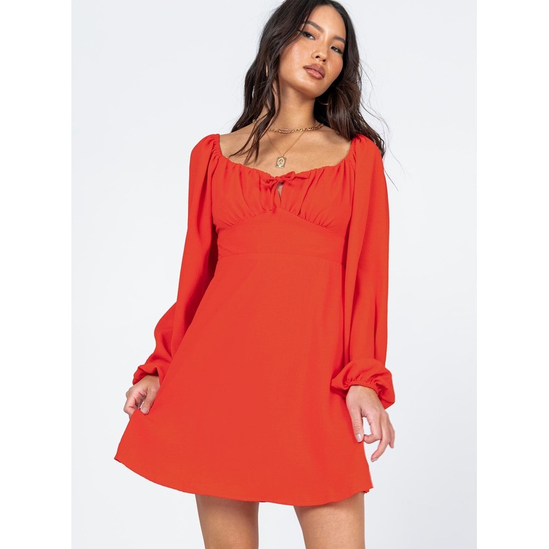 Yolanda Mini Dress Red