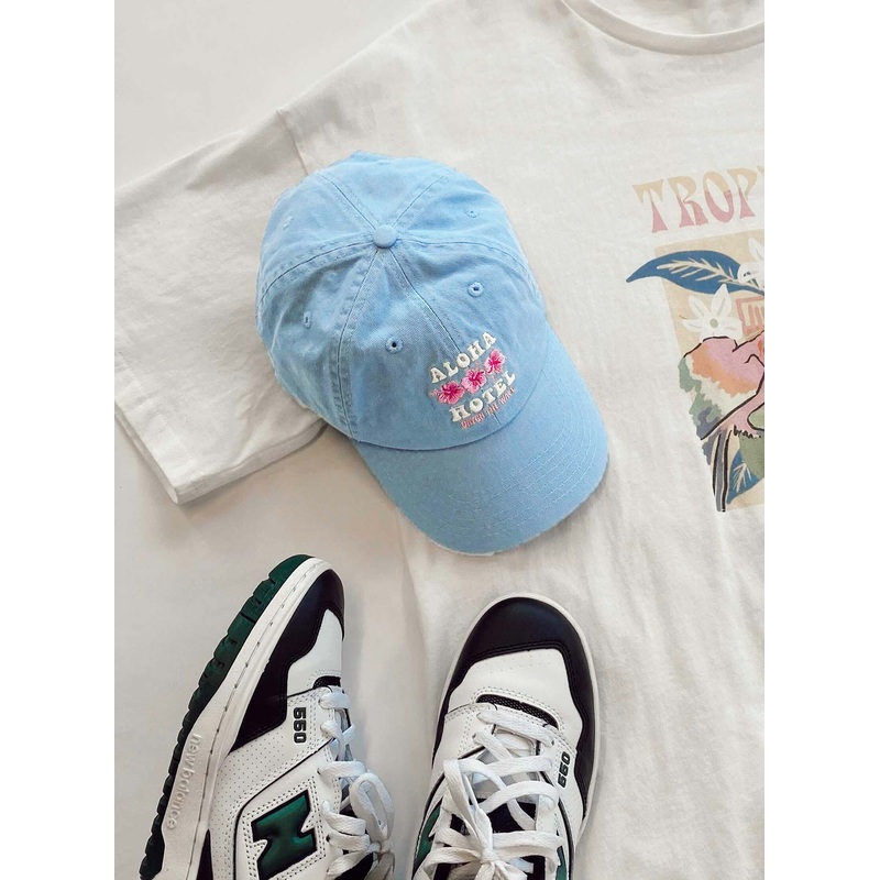 Aloha Hotel Dad Cap Blue
