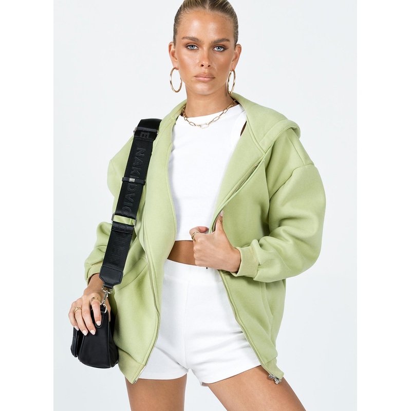Florida Zip Up Sweatshirt Green