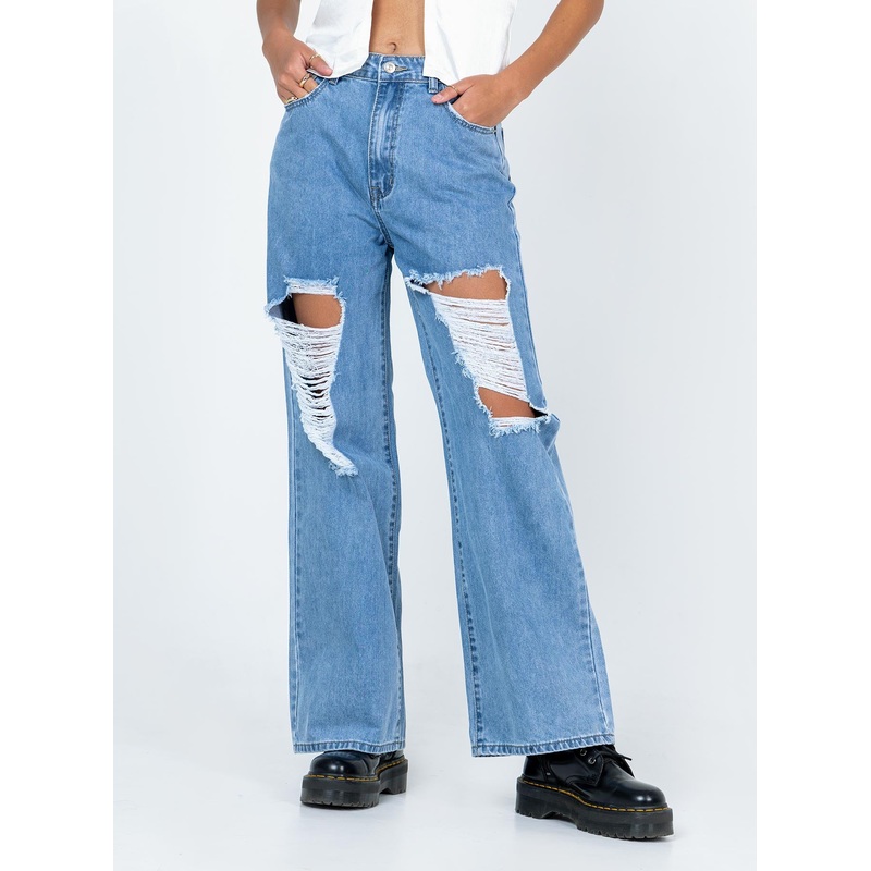Laguna Wide Leg Denim Jeans