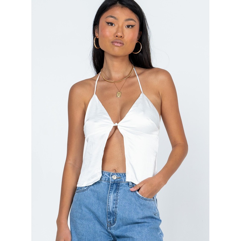 Riya Top White