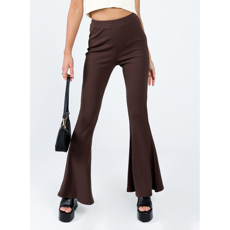 Rita Roberts Flares Brown