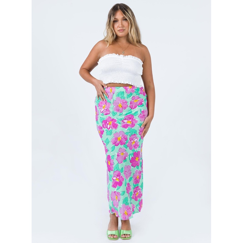 Adah Maxi Skirt Green