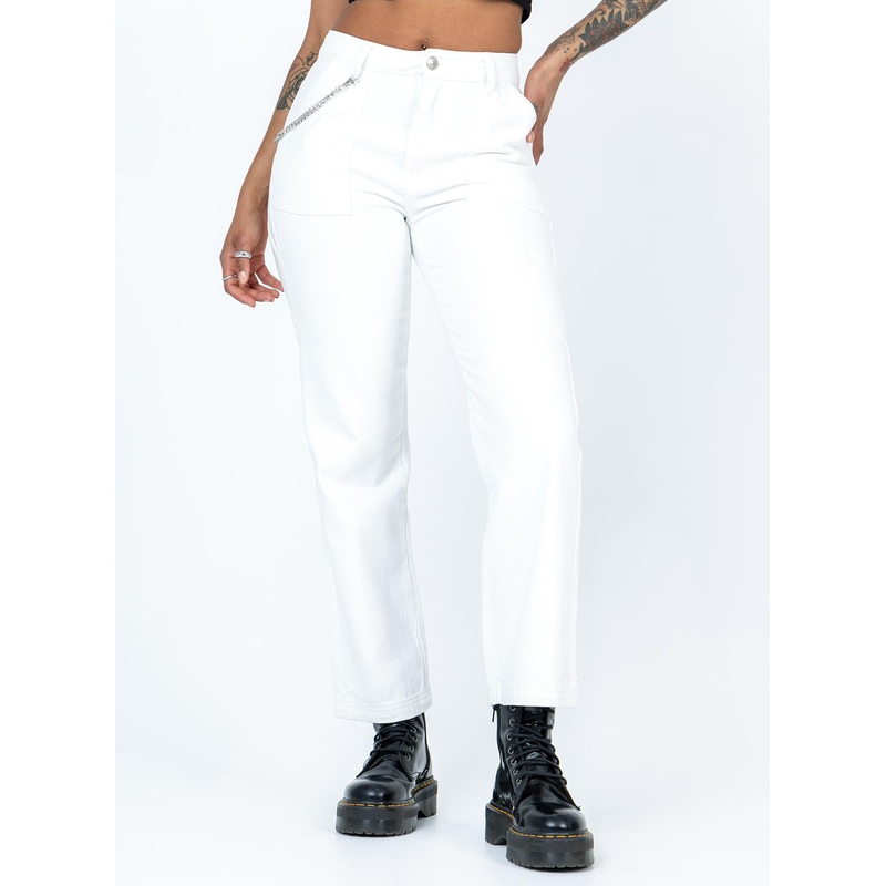 Julia Carpenter Denim Jeans White
