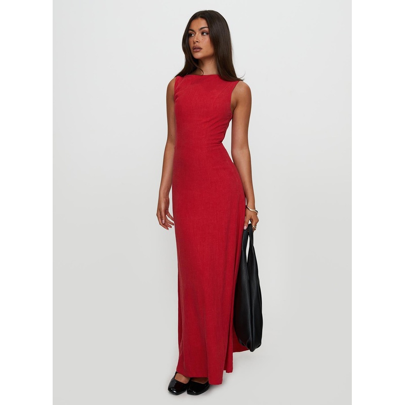 Lewisa Maxi Dress Red