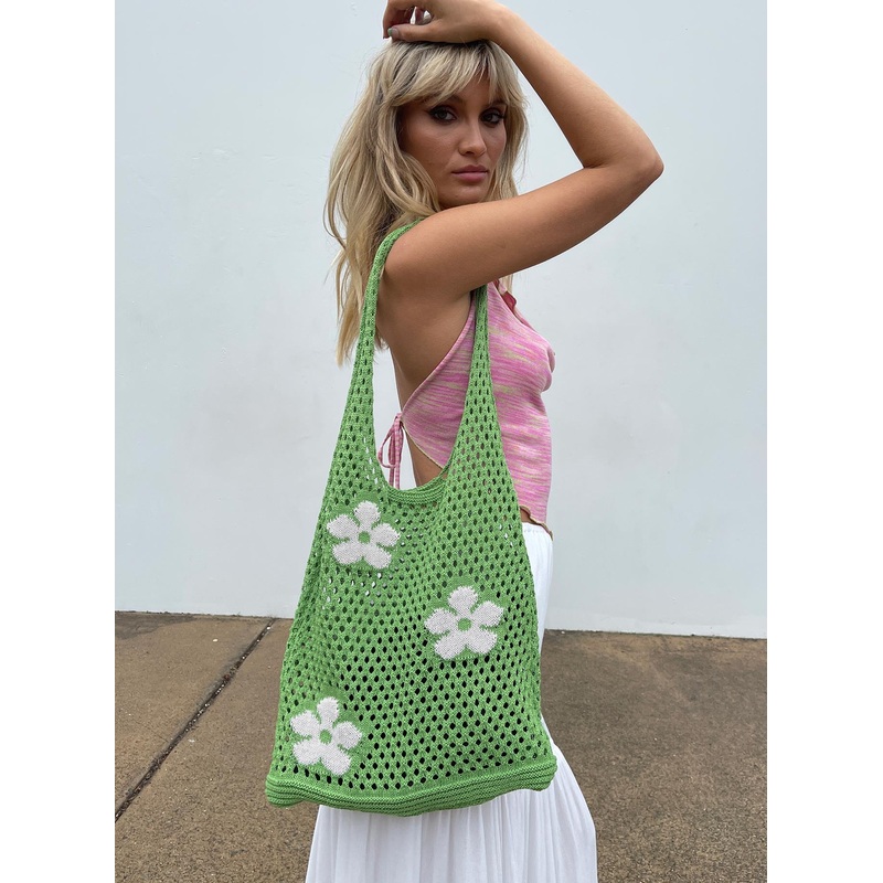 Katson Crochet Bag Green