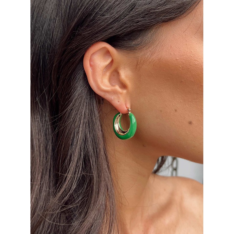Mallow Earrings Green