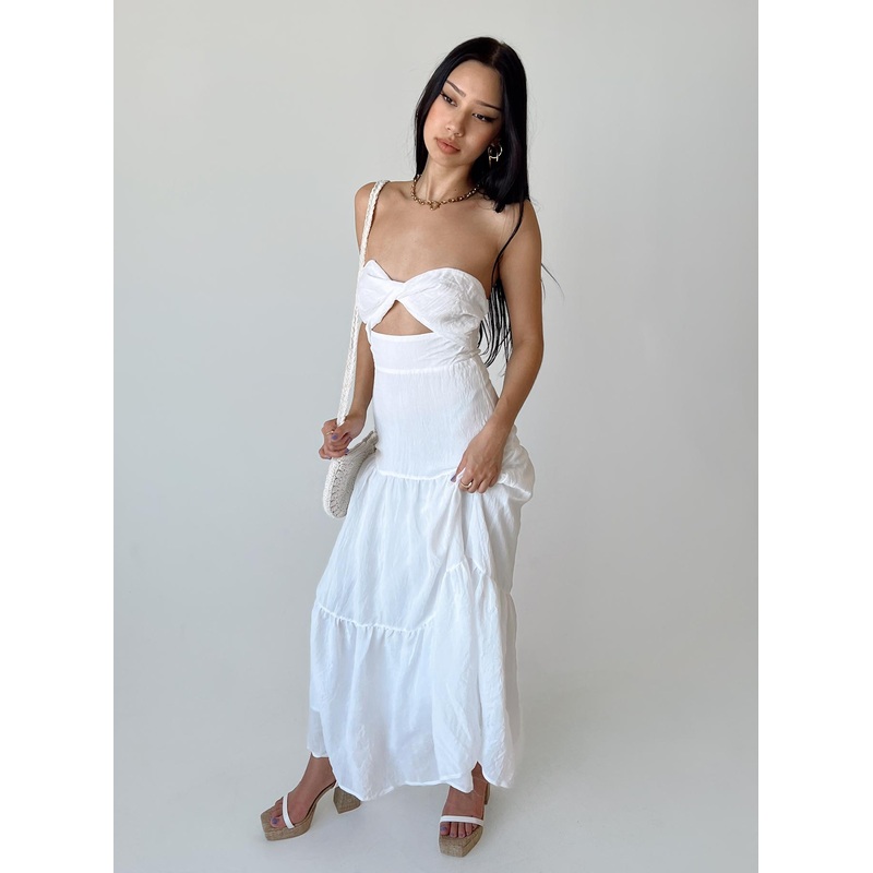 Allie Maxi Dress White