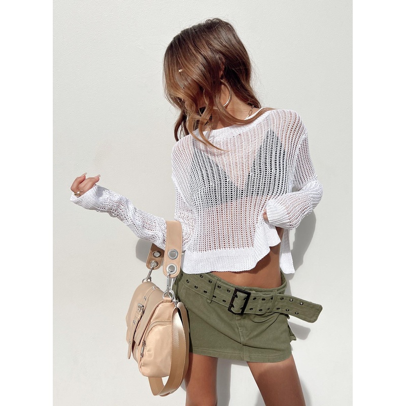 Indianna Sweater White