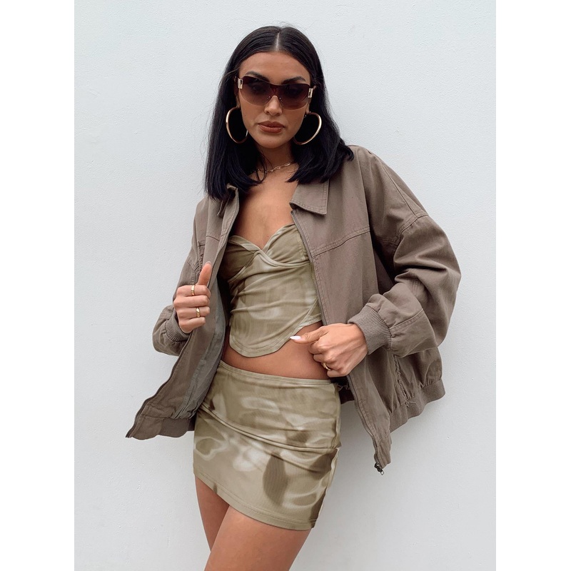 AAA Bomber Jacket Brown