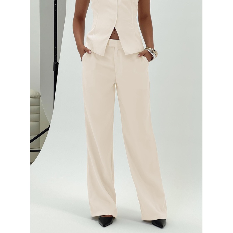 Irresistible Wide Leg Pant Cream