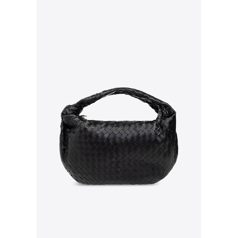 Jodie Intrecciato Leather Top Handle Bag