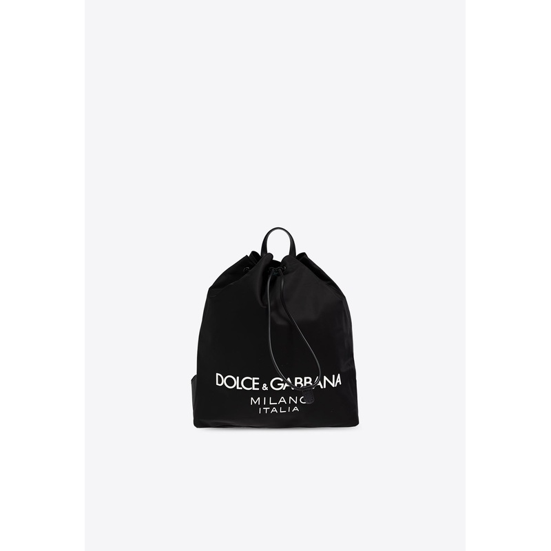 DG Milano Logo Printed Backpack