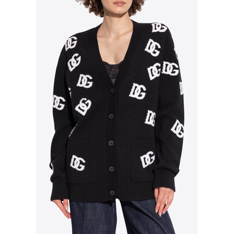 DG Logo Wool Cardigan