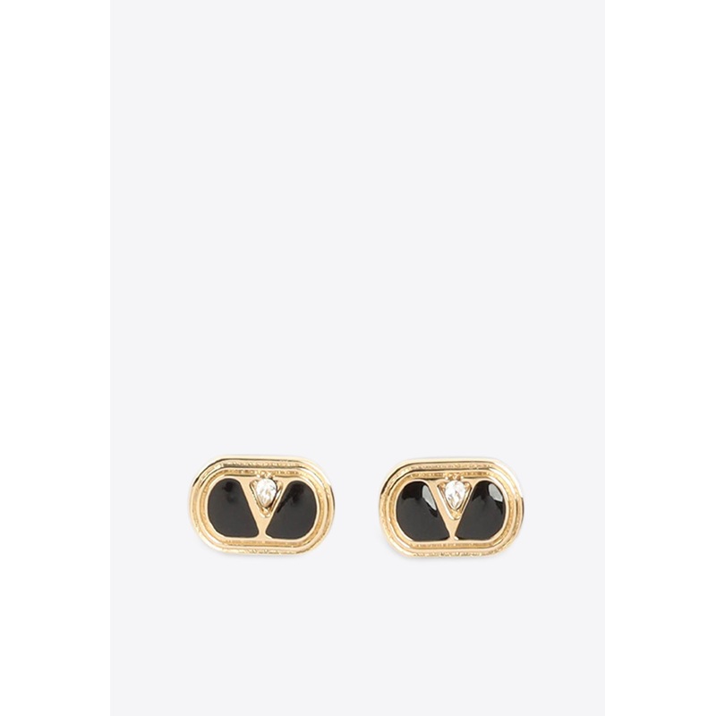 Ovalette Crystal-Embellished Earrings