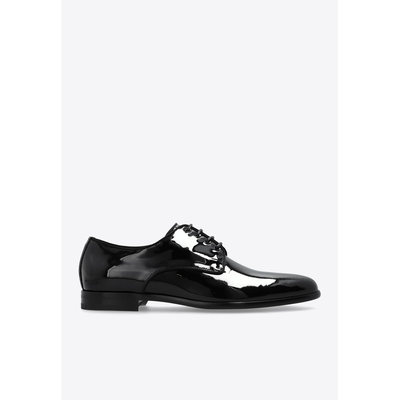 Raffaello Patent Leather Derby Shoes