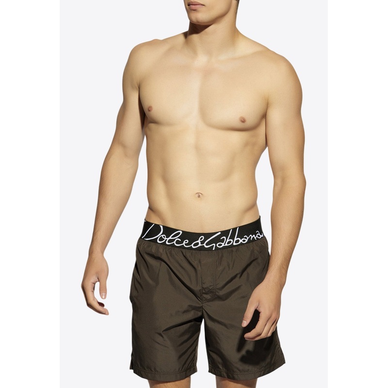 Branded Swim Shorts