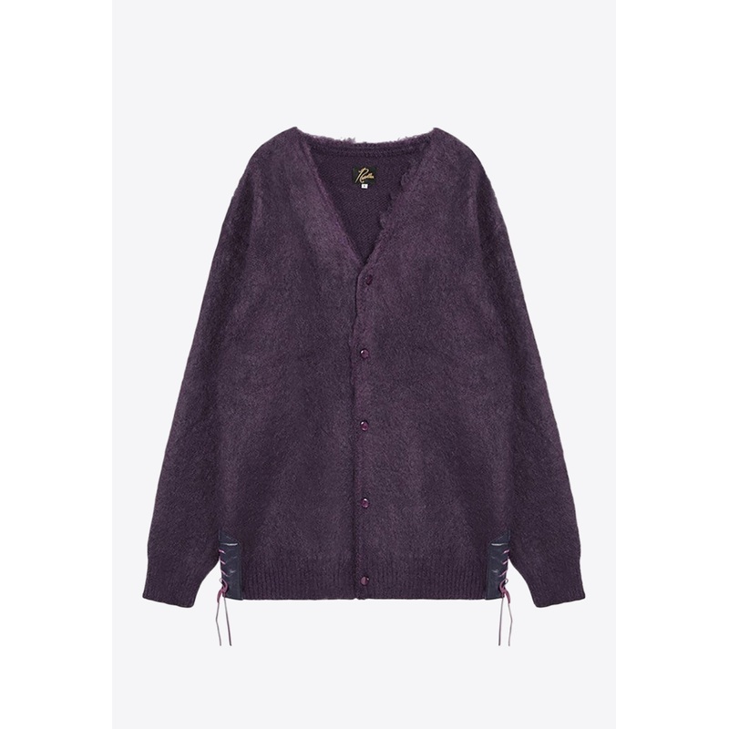 Mohair Blend V-neck Cardigan