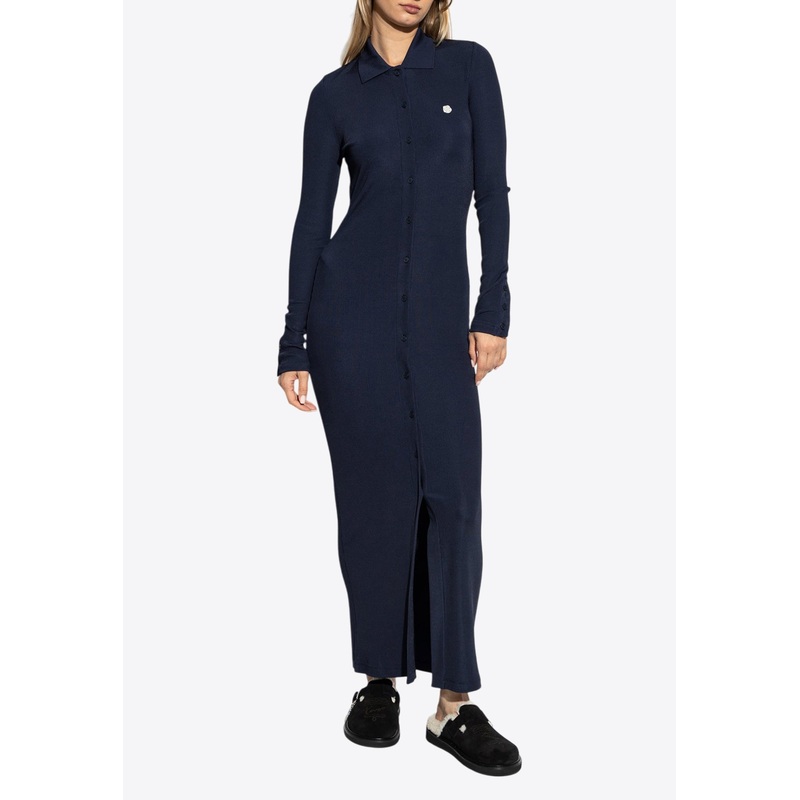 Rib Cardigan Maxi Dress