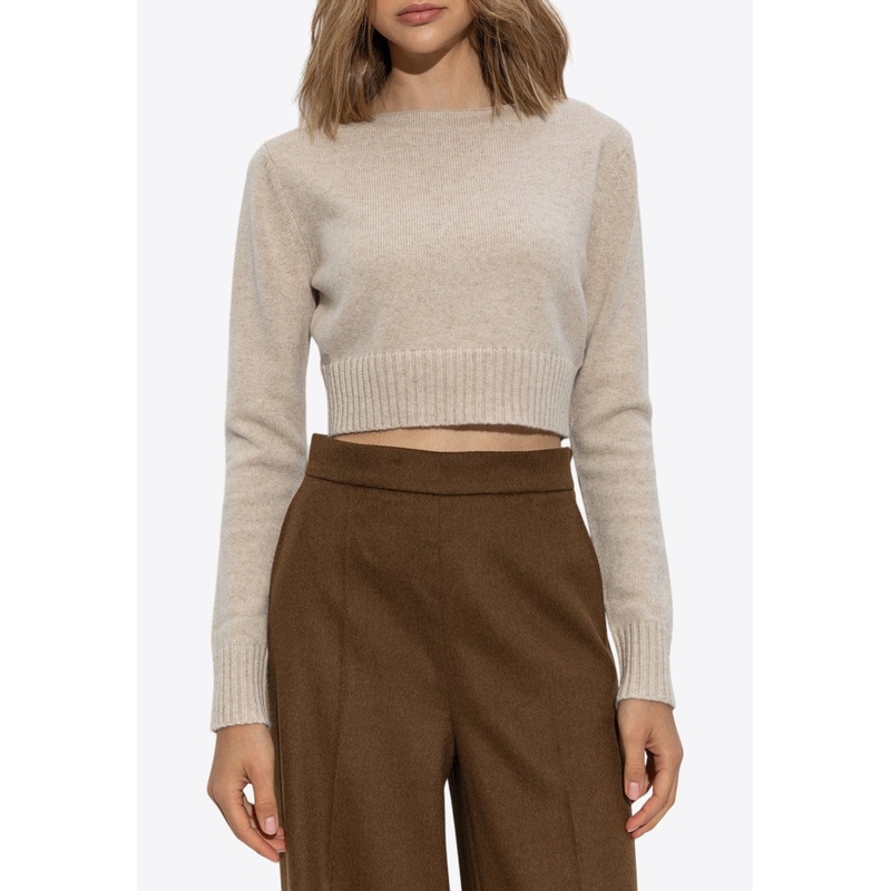 Angri Wool Cropped Sweater