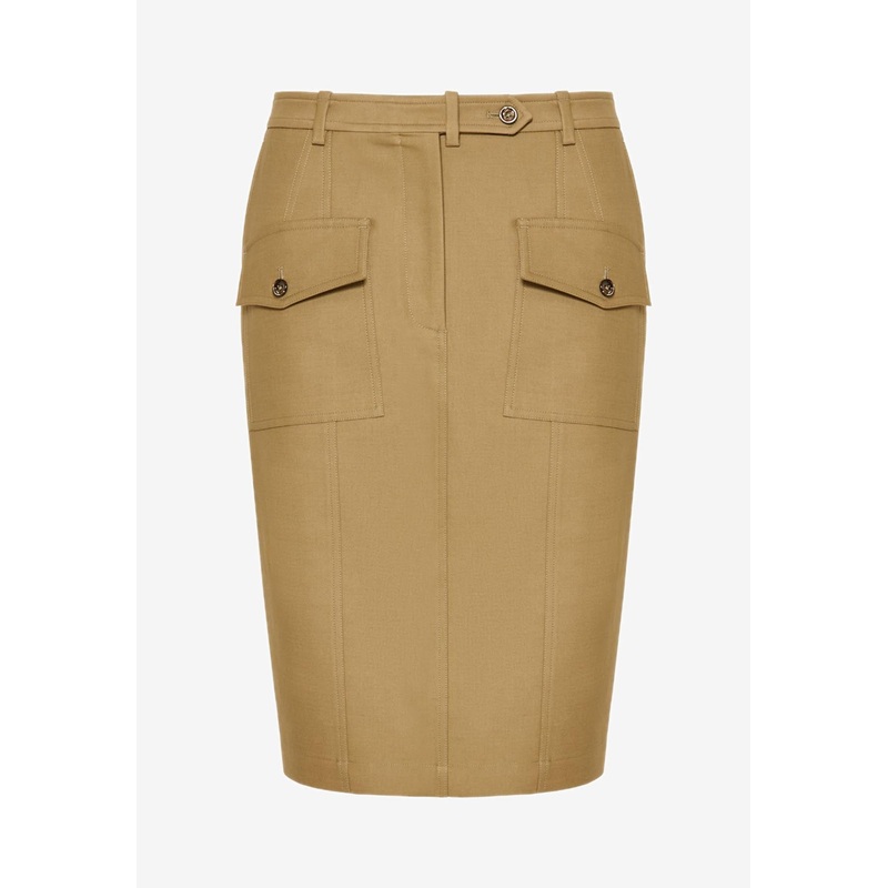 Pencil Midi Skirt
