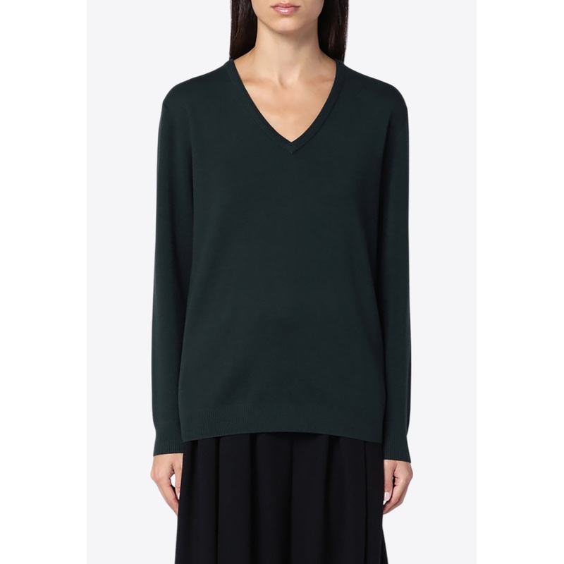Pevera V-neck Wool Sweater