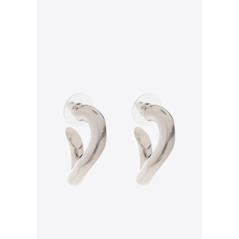 Links Twisted Hoop Earrings