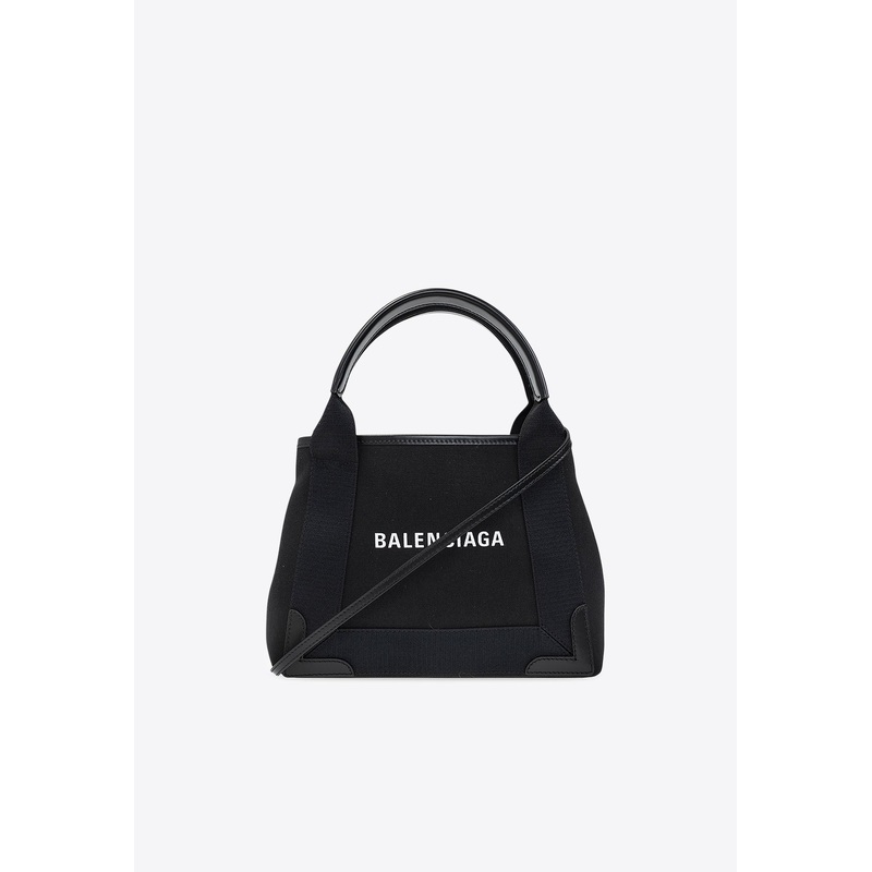 XS Cabas Canvas and Calfskin Shoulder Bag