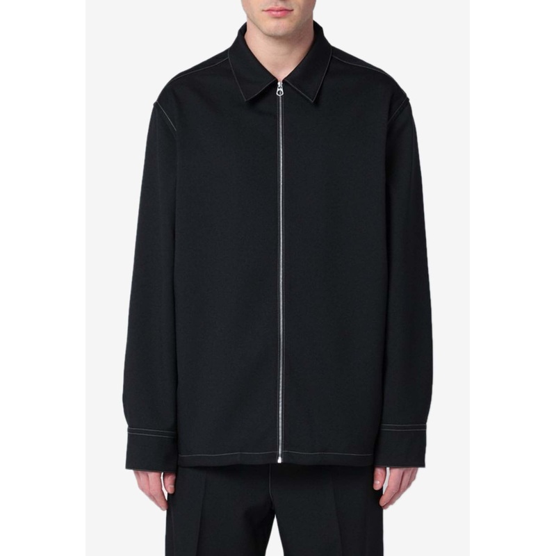 Zipped Shirt Jacket