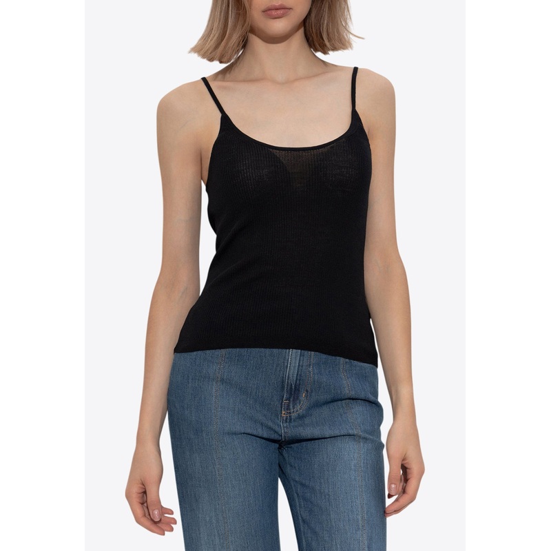Ribbed Wool Tank Top
