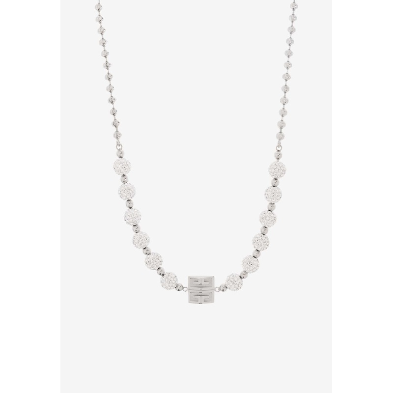 4G Crystal Embellished Necklace
