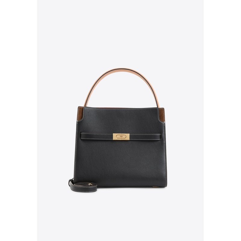 Small Lee Radziwill Leather Top Handle Bag
