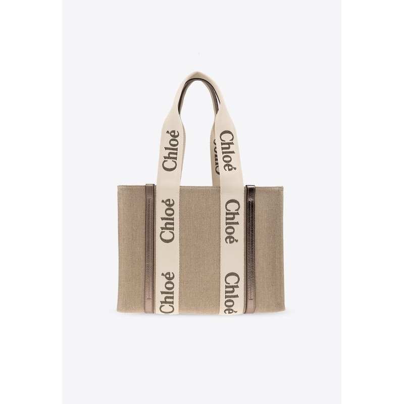 Woody Linen Tote Bag