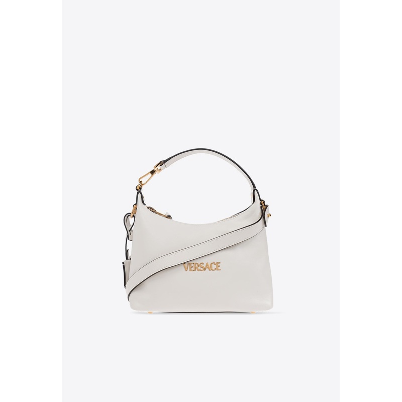 Tag Leather Hobo Bag