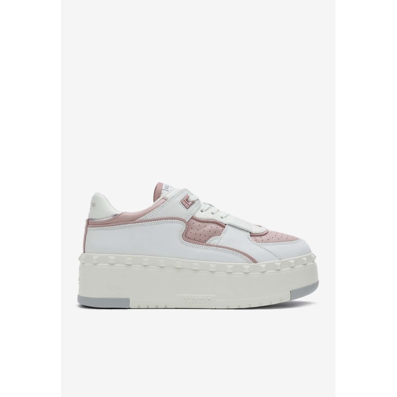 Freedots XL Leather Flatform Sneakers
