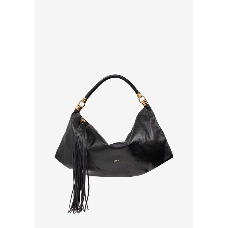 Foulard Grained Leather Shoulder Bag