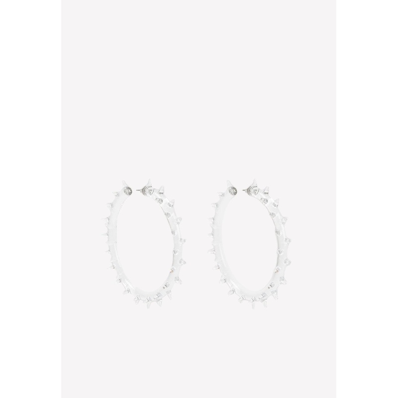 Heart-Shaped Hoop Earrings