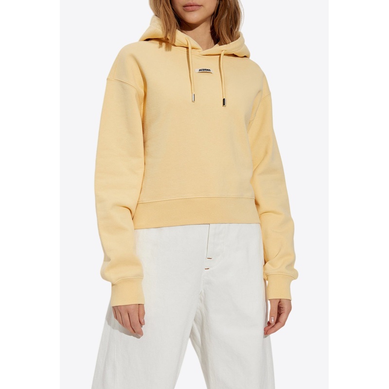 Gros Grain Logo-Patch Hoodie