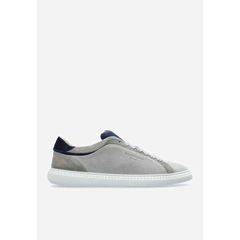 Logo-Debossed Suede Sneakers
