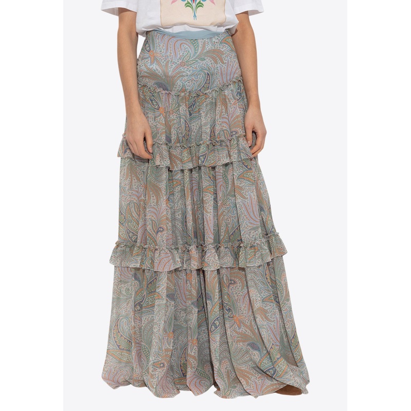 Printed Maxi Skirt