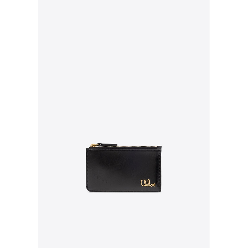 Zipped Leather Cardholder