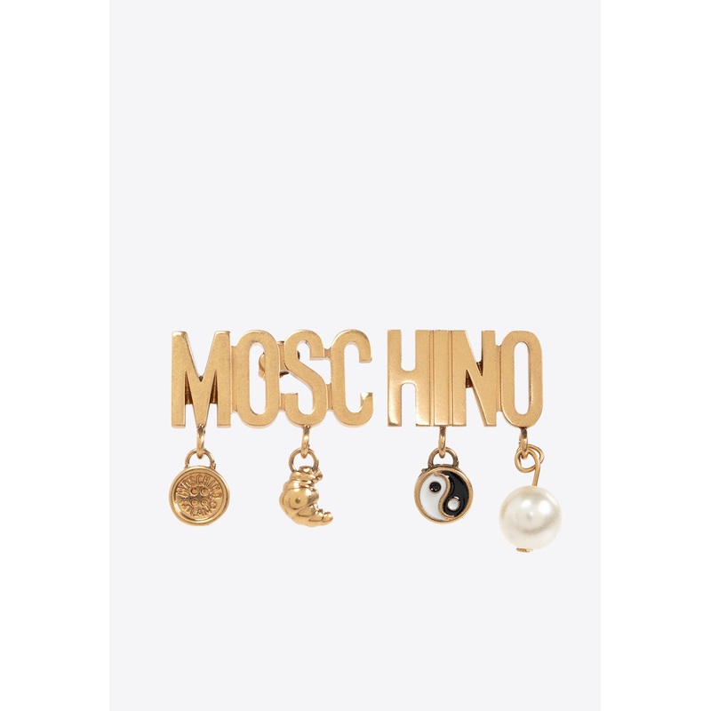 Logo Charm Earrings
