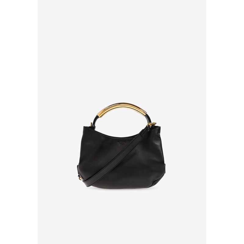 Small Handle Me Leather Shoulder Bag