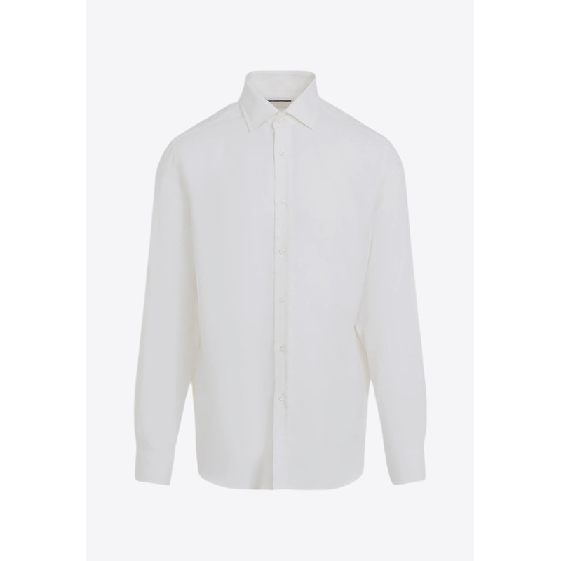 Long-Sleeved Button-Up Shirt