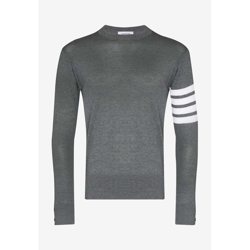 4-bar Stripes Merino Wool Sweater