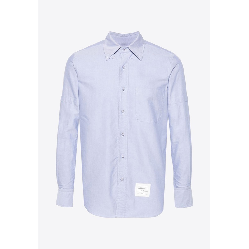 Name Tag Patch Long-Sleeved Shirt