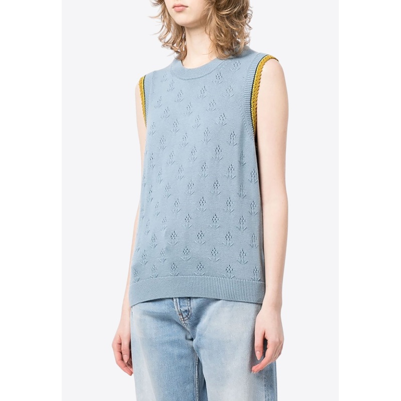 Pointelle Knit Top